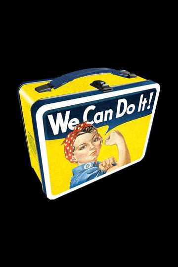 Smithsonian Rosie Riveter Metal Lunch Box 